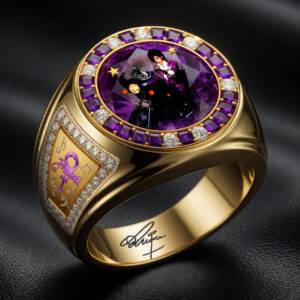 Prince 3D Engraved Ring - HOATT18264