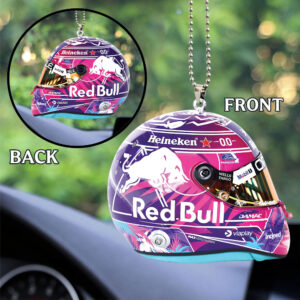 Red Bull Racing x Max Verstappen Custom shape 2-sided Acrylic Car Ornament - TANTN22962