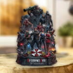 Resident Evil 30th Anniversary Custom Shape Acrylic Plaque – TMTHU6498