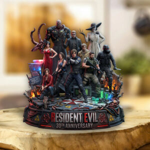 Resident Evil 30th Anniversary Custom Shape Acrylic Plaque - TMTHU6002