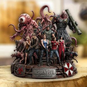 Resident Evil 30th Anniversary Custom Shape Acrylic Plaque - TMTHU6081