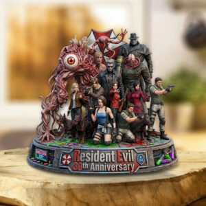Resident Evil 30th Anniversary Custom Shape Acrylic Plaque - TMTHU6082
