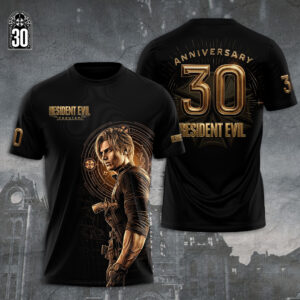 Resident Evil x Leon Scott Kennedy 30th Anniversary 3D Apparel - GNE6332