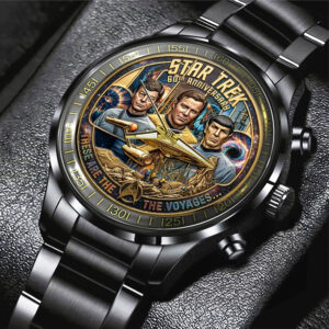 Star Trek 60th Anniversary 2026 Black Stainless Steel Watch - TMTHU5595