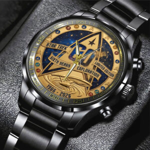 Star Trek 60th Anniversary 2026 Black Stainless Steel Watch - TMTHU5650
