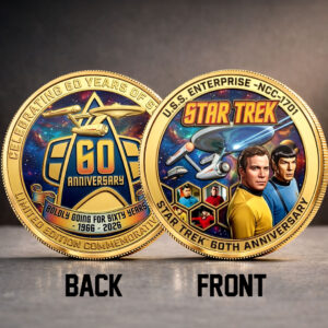 Star Trek 60th Anniversary 2026 Commemorative Coin - TMTHU5886