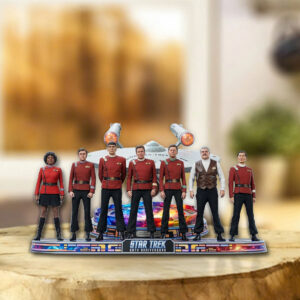 Star Trek 60th Anniversary 2026 Custom Shape Acrylic Plaque - TMTHU5517