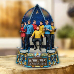 Star Trek 60th Anniversary 2026 Custom Shape Acrylic Plaque - TMTHU5659