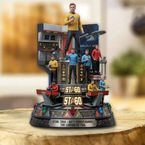 Star Trek 60th Anniversary 2026 Custom Shape Acrylic Plaque - TMTHU5891