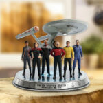 Star Trek 60th Anniversary 2026 Custom Shape Acrylic Plaque – TMTHU5894