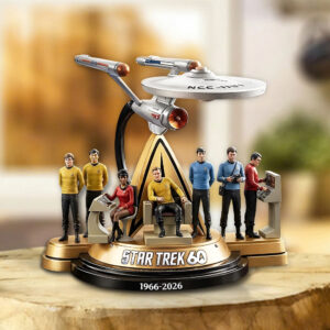 Star Trek 60th Anniversary 2026 Custom Shape Acrylic Plaque - TMTHU6004