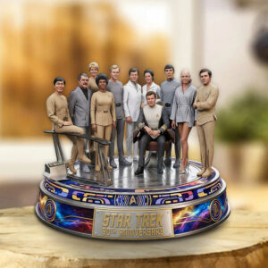 Star Trek 60th Anniversary 2026 Custom Shape Acrylic Plaque - TMTHU6031