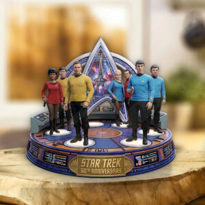 Star Trek 60th Anniversary 2026 Custom Shape Acrylic Plaque - TMTHU6033