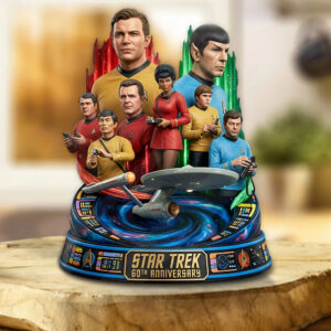 Star Trek 60th Anniversary 2026 Custom Shape Acrylic Plaque - TMTHU6221