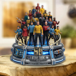 Star Trek 60th Anniversary 2026 Custom Shape Acrylic Plaque - TMTHU6232