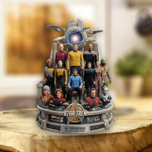 Star Trek 60th Anniversary 2026 Custom Shape Acrylic Plaque - TMTHU6327