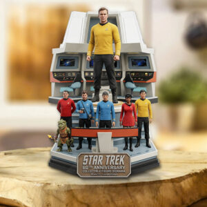 Star Trek 60th Anniversary 2026 Custom Shape Acrylic Plaque - TMTHU6329