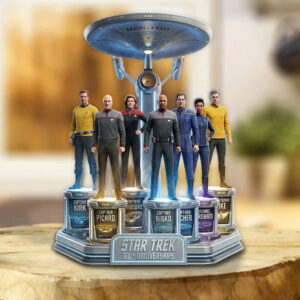 Star Trek 60th Anniversary 2026 Custom Shape Acrylic Plaque - TMTHU6510