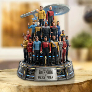 Star Trek 60th Anniversary 2026 Custom Shape Acrylic Plaque - TMTHU6535
