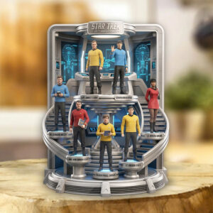 Star Trek 60th Anniversary 2026 Custom Shape Acrylic Plaque - TMTHU6570