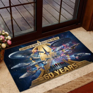 Star Trek 60th Anniversary 2026 Custom Doormat - TMTHU5657