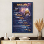 Star Trek 60th Anniversary 2026 Rectangle Canvas With Inner Frame – TMTHU5972