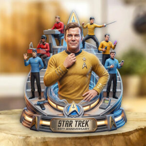Star Trek 60th Anniversary Custom Shape Acrylic Plaque - TMTHU6521