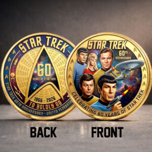 Star Trek 60th Anniversary Commemorative Coin - TMTHU5525
