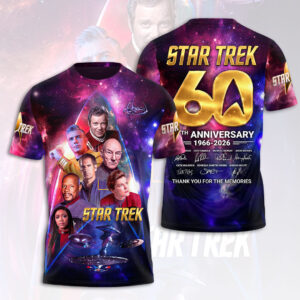 Star Trek 60th Anniversary 3D Apparel - HOATT17773