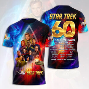 Star Trek 60th Anniversary 3D Apparel - HOATT17775