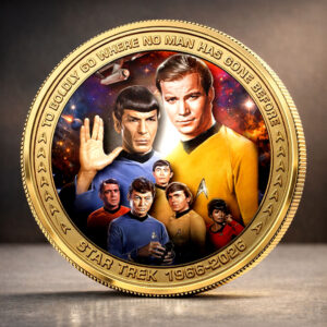 Star Trek 60th Anniversary Commemorative Coin - HOATT17851