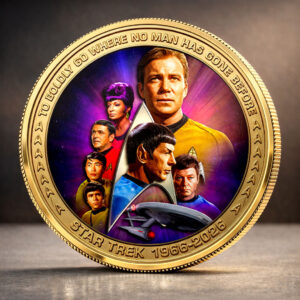 Star Trek 60th Anniversary Commemorative Coin - HOATT17856