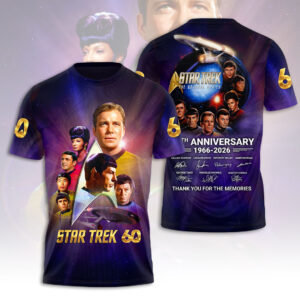 Star Trek 60th Anniversary 3D Apparel - HOATT17855