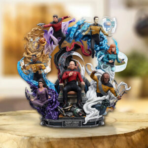 Star Trek: The Next Generation Custom Shape Acrylic Plaque - TMTHU6540