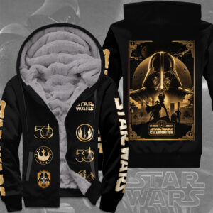 Star Wars 50th Anniversary 2027 3D Fleece Zip Hoodie - TMTHU5661