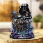 Star Wars 50th Anniversary 2027 Custom Shape Acrylic Plaque – TMTHU5969