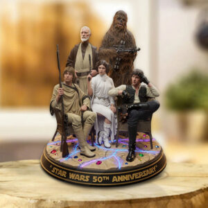 Star Wars 50th Anniversary 2027 Custom Shape Acrylic Plaque - TMTHU5997