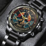 Star Wars 50th Anniversary 2027 Black Stainless Steel Watch – TMTHU5677