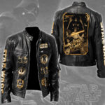Star Wars 50th Anniversary 2027 Motorcycle Leather Jacket – TMTHU6049
