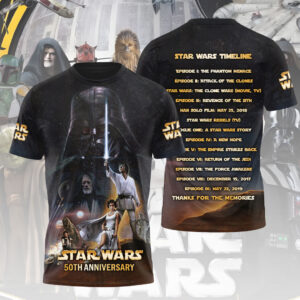 Star Wars 50th Anniversary 3D Apparel - TMTHU5613
