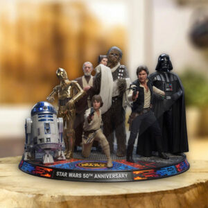 Star Wars 50th Anniversary Custom Shape Acrylic Plaque - TMTHU5507