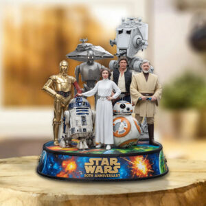 Star Wars 50th Anniversary Custom Shape Acrylic Plaque - TMTHU6172