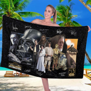 Star Wars 50th Anniversary Rectangle Beach Towel - TMTHU6469