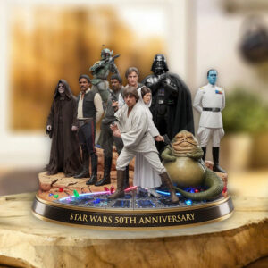 Star Wars 50th Anniversary Custom Shape Acrylic Plaque - TMTHU5875