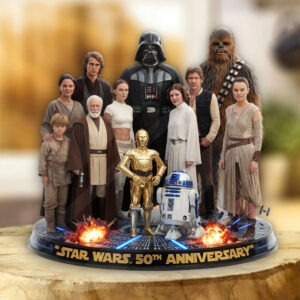 Star Wars 50th Anniversary Custom Shape Acrylic Plaque - TMTHU5920