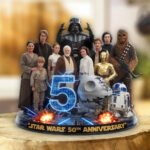 Star Wars 50th Anniversary Custom Shape Acrylic Plaque – TMTHU5921