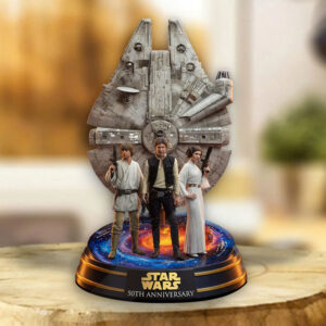 Star Wars 50th Anniversary Custom Shape Acrylic Plaque - TMTHU5946