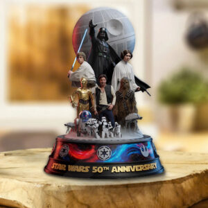 Star Wars 50th Anniversary Custom Shape Acrylic Plaque - TMTHU6313