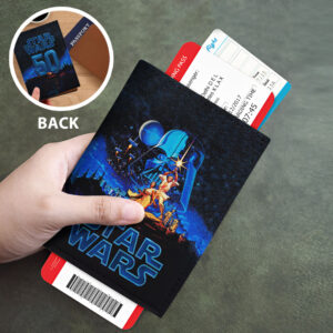 Star Wars 50th Anniversary Leather Passport Cover - TMTHU6174