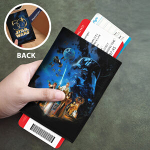 Star Wars 50th Anniversary Leather Passport Cover - TMTHU6176